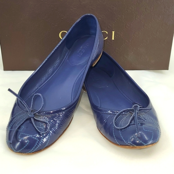 Gucci Ballet Flats Embroidered Monogram GG - Picture 2 of 7